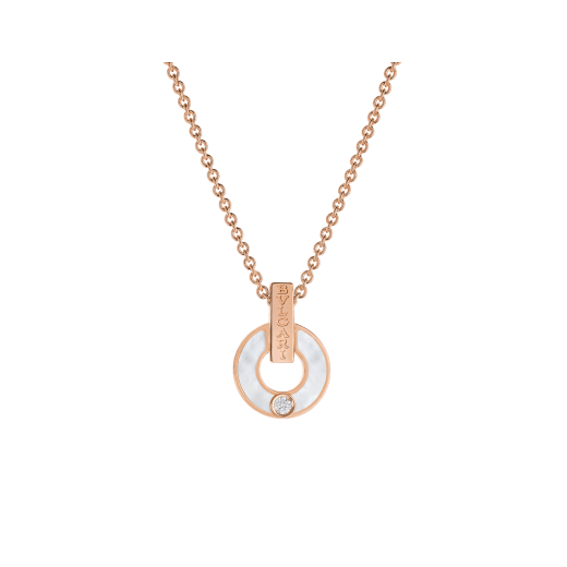 Bvlgari Bvlgari Openwork Necklace Mother of Pearl or Malachite