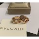 Serpenti Viper Ring one-coil mother-of-pearl