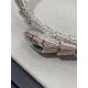 Serpenti Ring or Bracelet Diamonds 2 Emerald Eyes