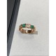 Serpenti Viper Thick Band Ring Diamonds Malachite or Mother of Pearl