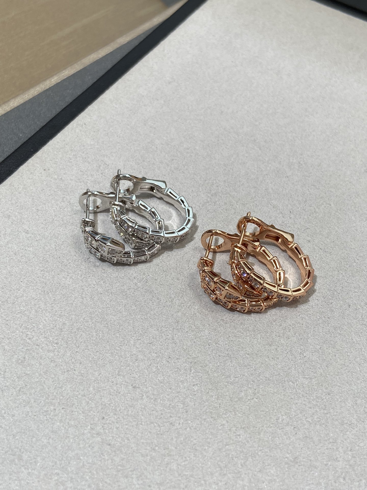 Serpenti Viper Earrings  Diamonds