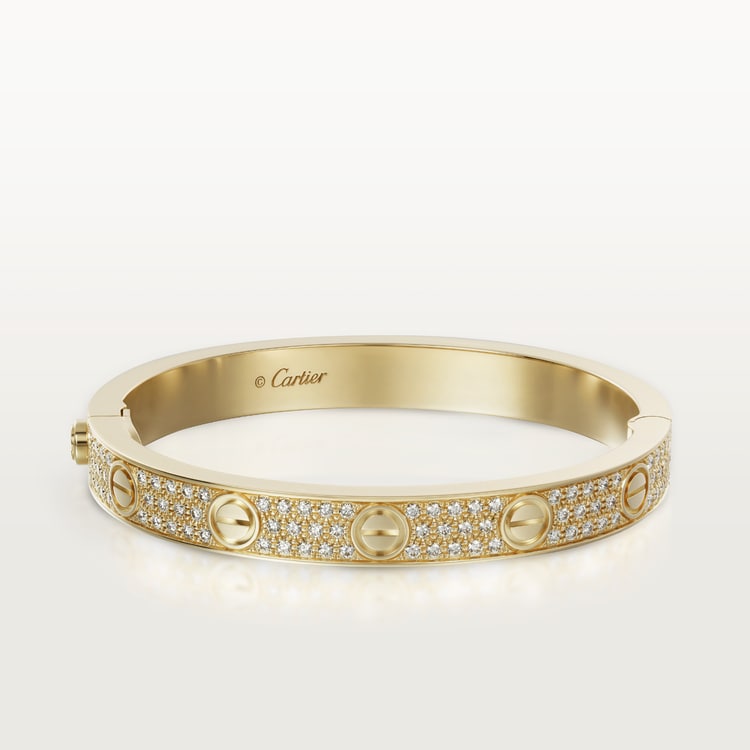 LOVE BRACELET DIAMOND-PAVED