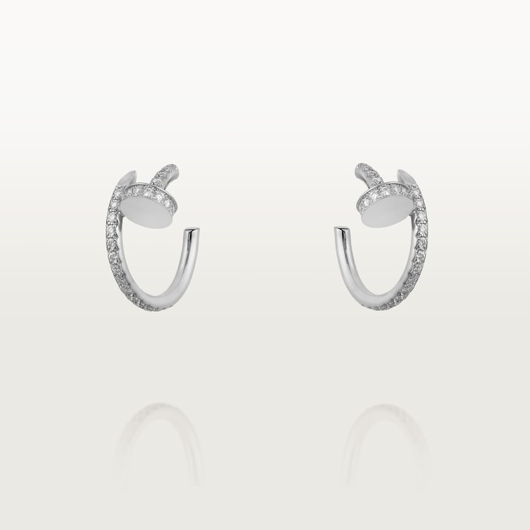 JUSTE UN CLOU EARRINGS SMALL FULL DIAMONDS