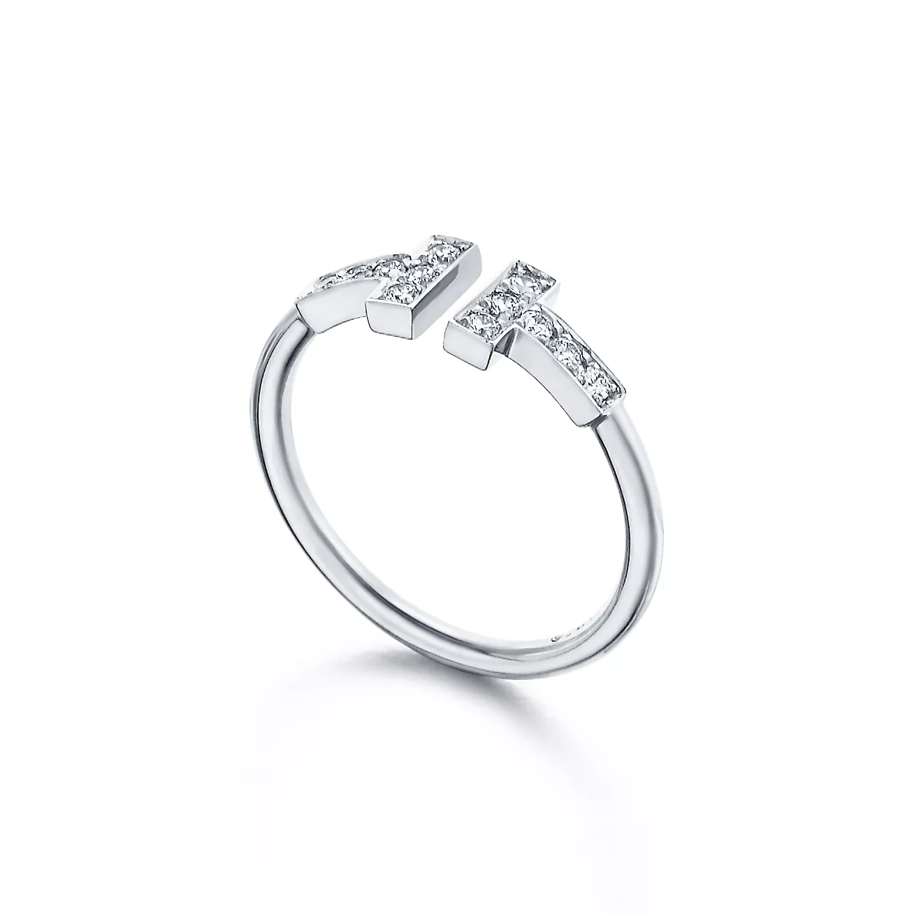 T diamond wire ring