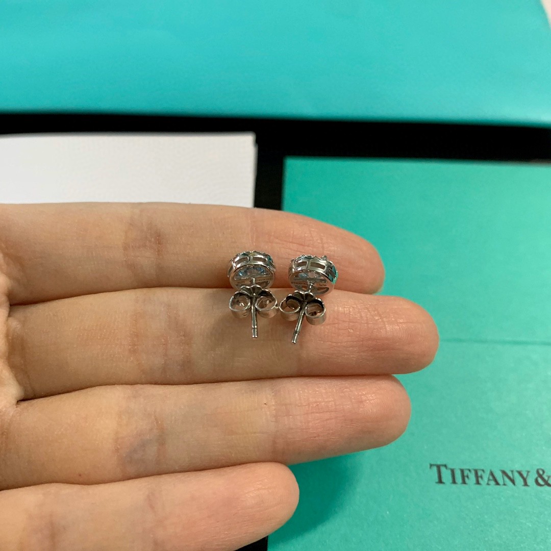 Soleste earrings aquamarines diamonds