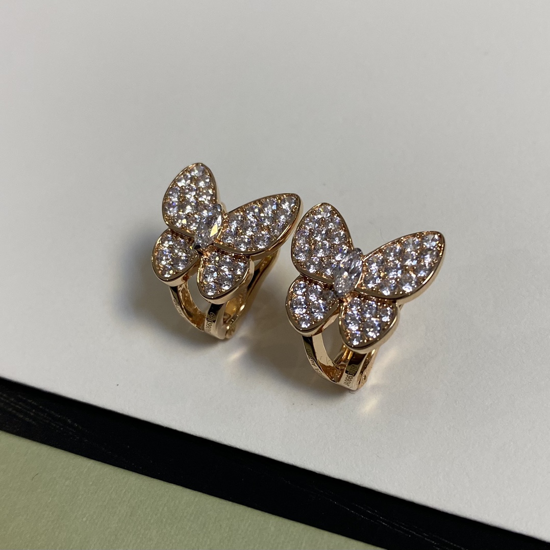 Two Butterfly Earrings