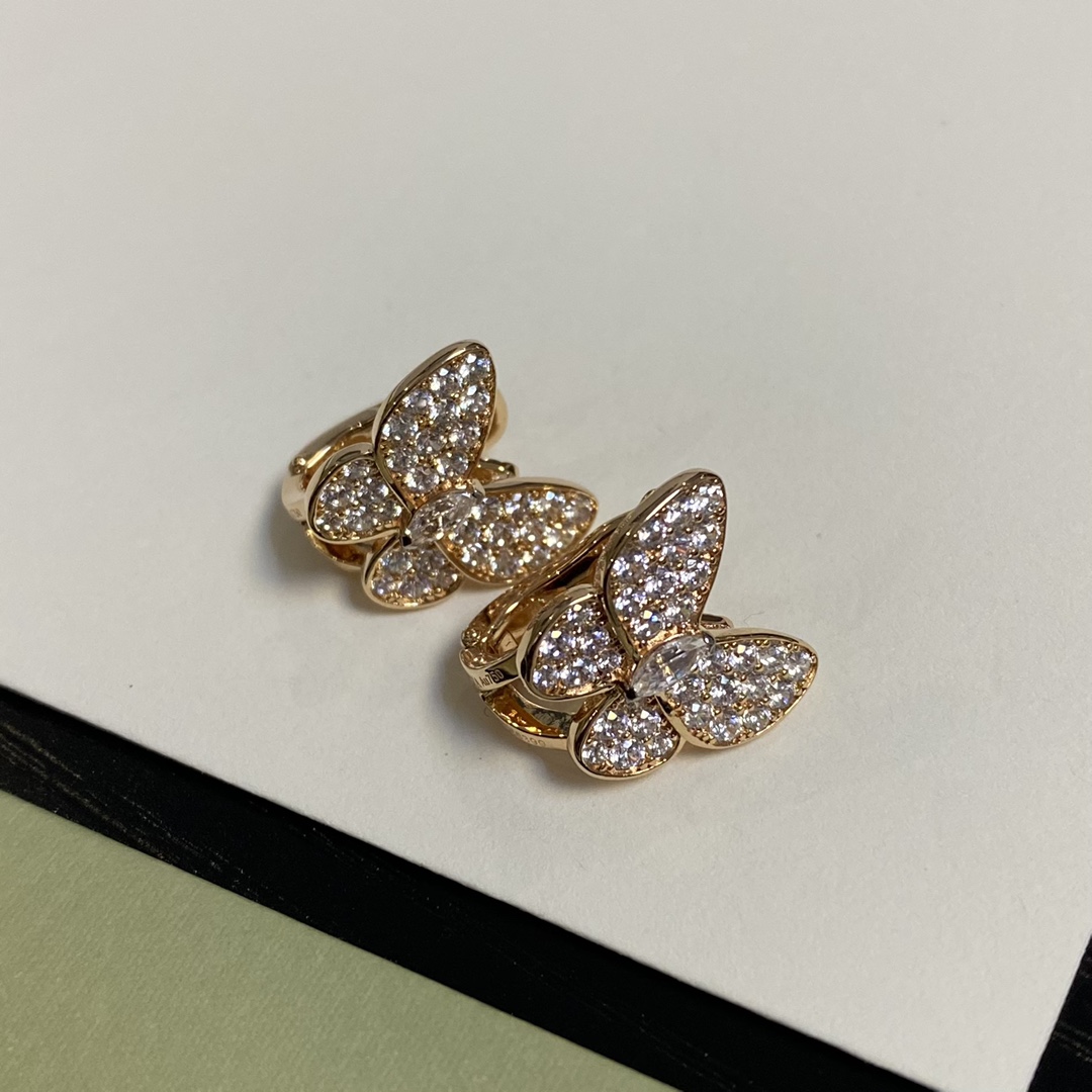 Two Butterfly Earrings